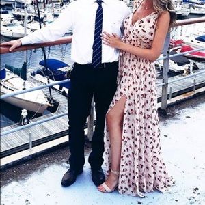 Gorgeous blush chiffon maxi - VICI